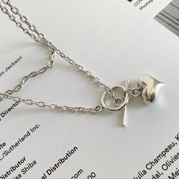 🤍Sterling silver heart necklace🤍 - Picture 4 of 8